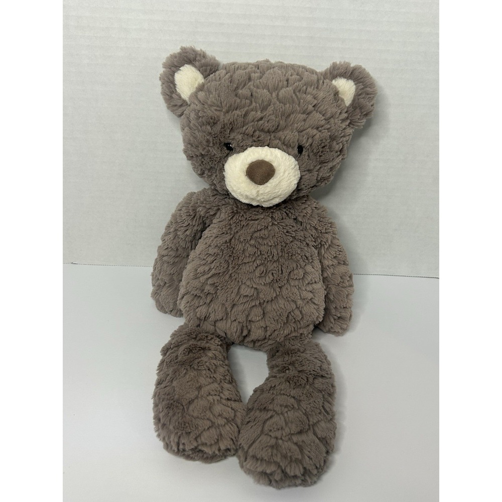 Mary Meyer Putty Bear Large Teddy Bear Soft Toy, Grey White  Collector Baby